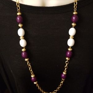 Adjustable beaded necklace.